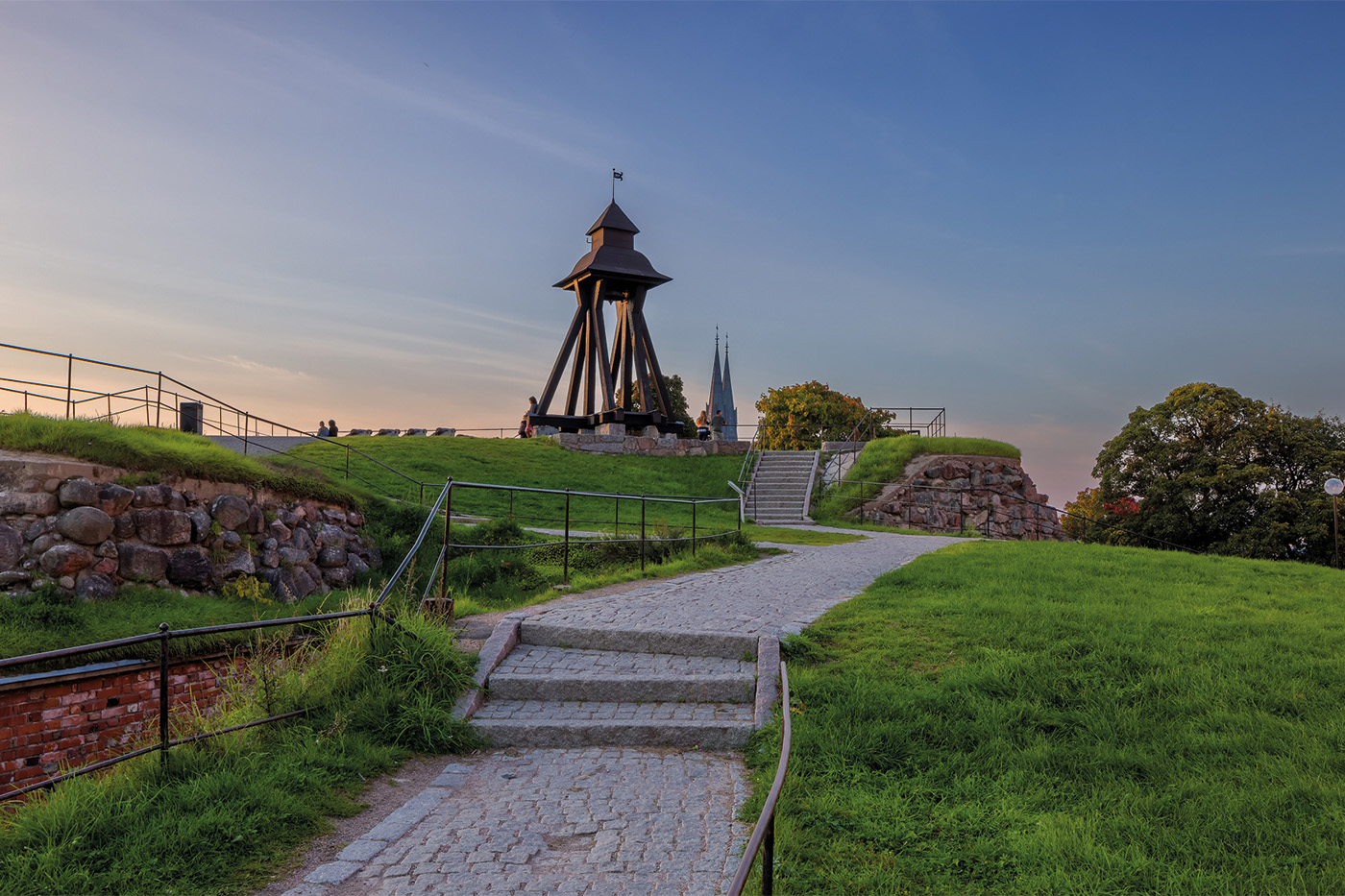 Från Uppsala slott har du utsikt över staden